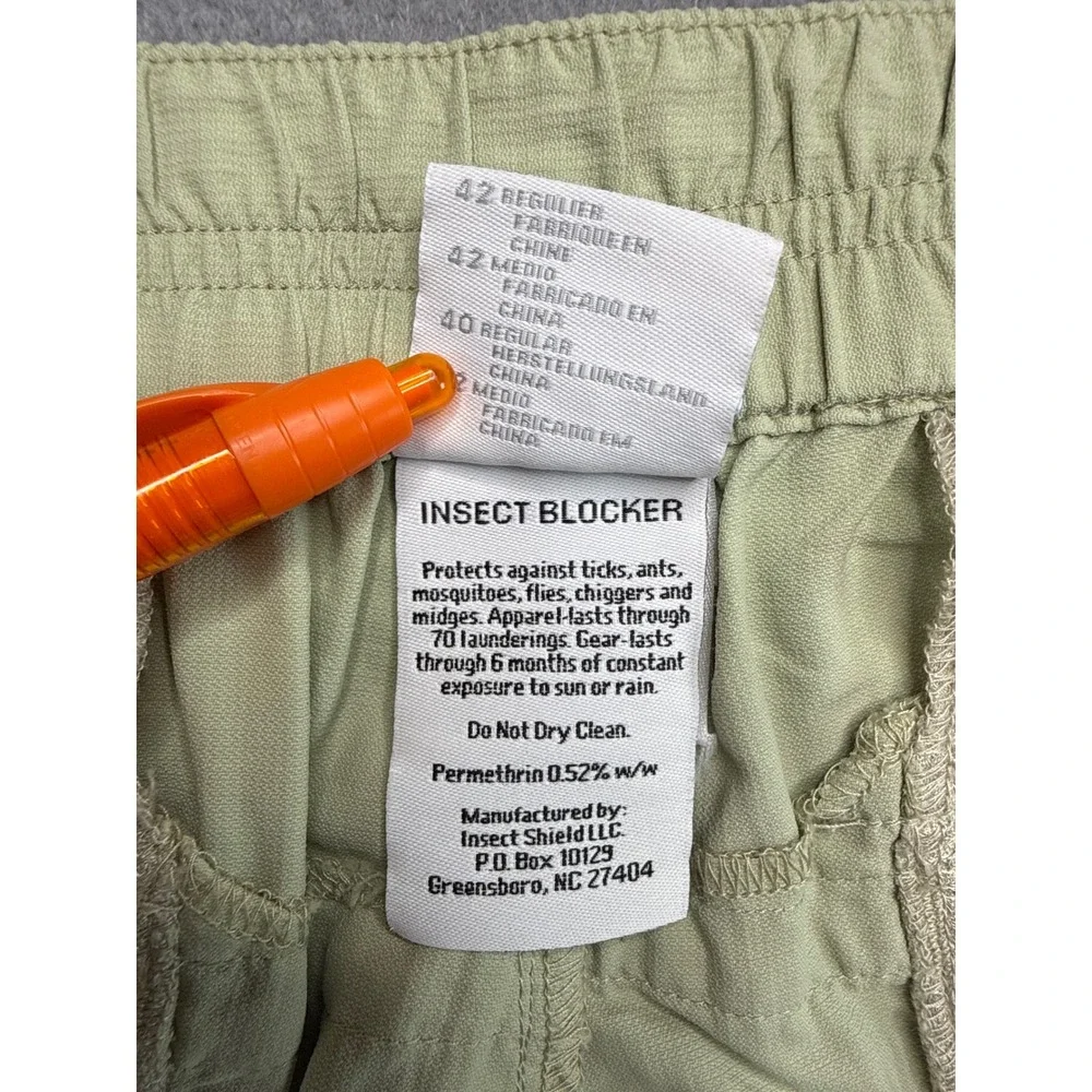 Columbia Pants Women 10 Sage Green‎ Hiking Cargo Outdoor Lightweight